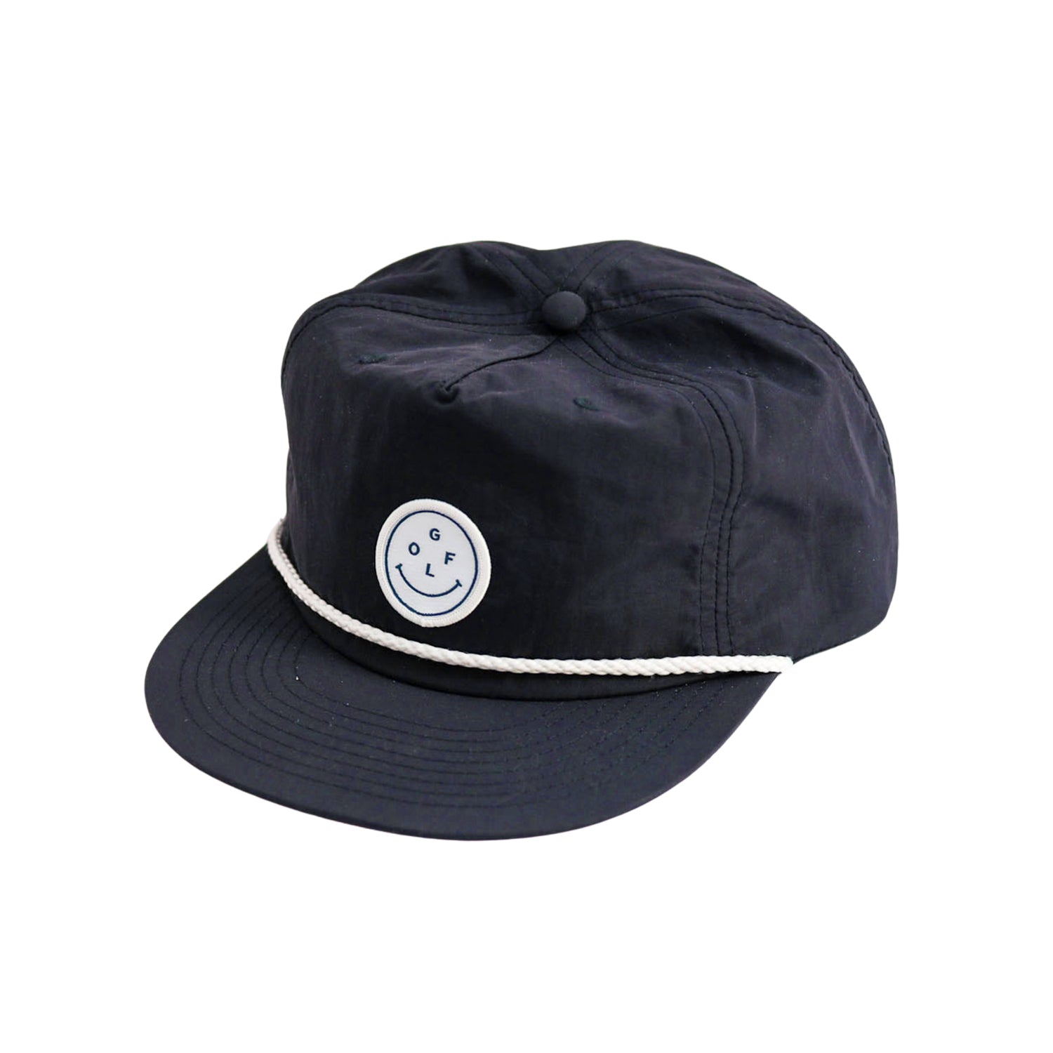 Smiley Patch - Navy - Surf Rope Cap