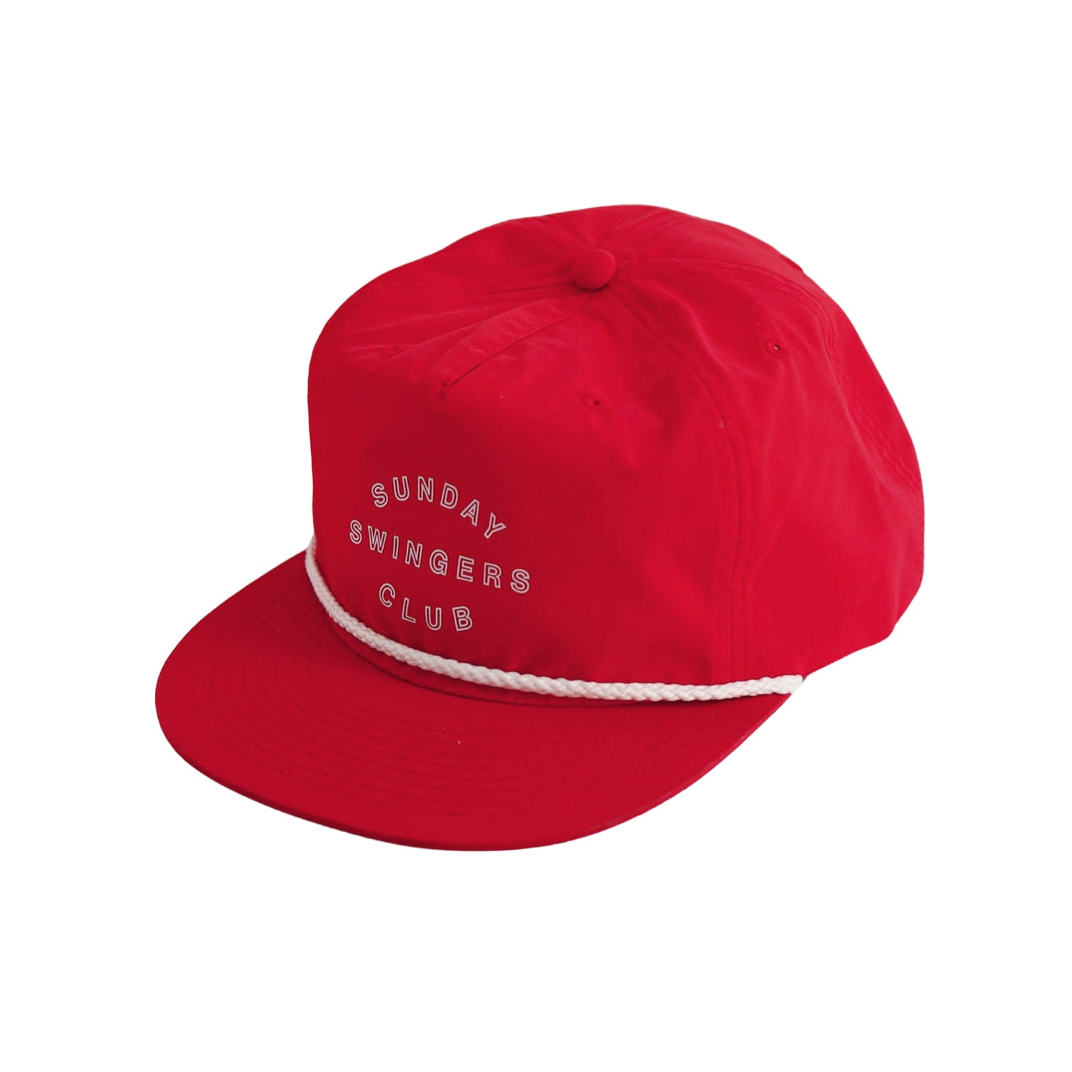 Sunday Swingers Club - Fire Red - Surf Rope Cap