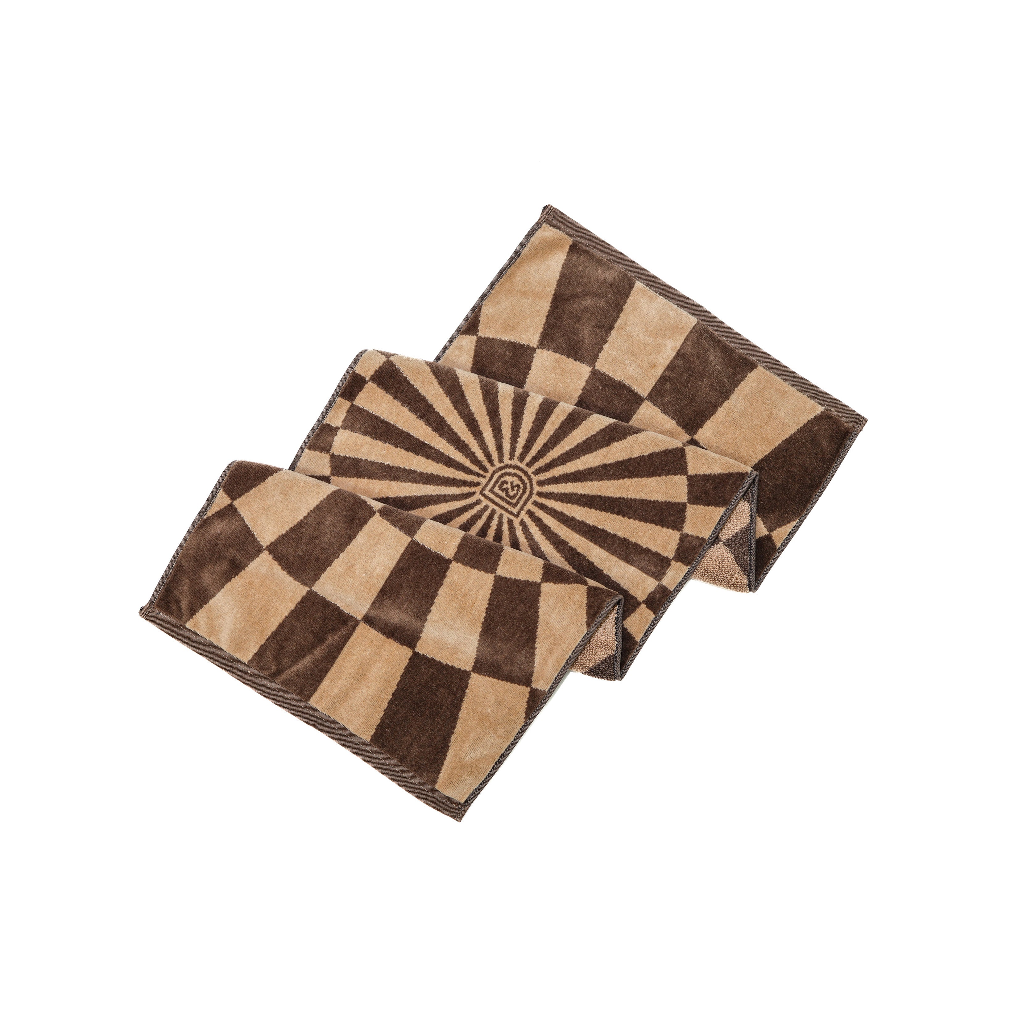 Kaleidoscope Caddie Towel - Brown
