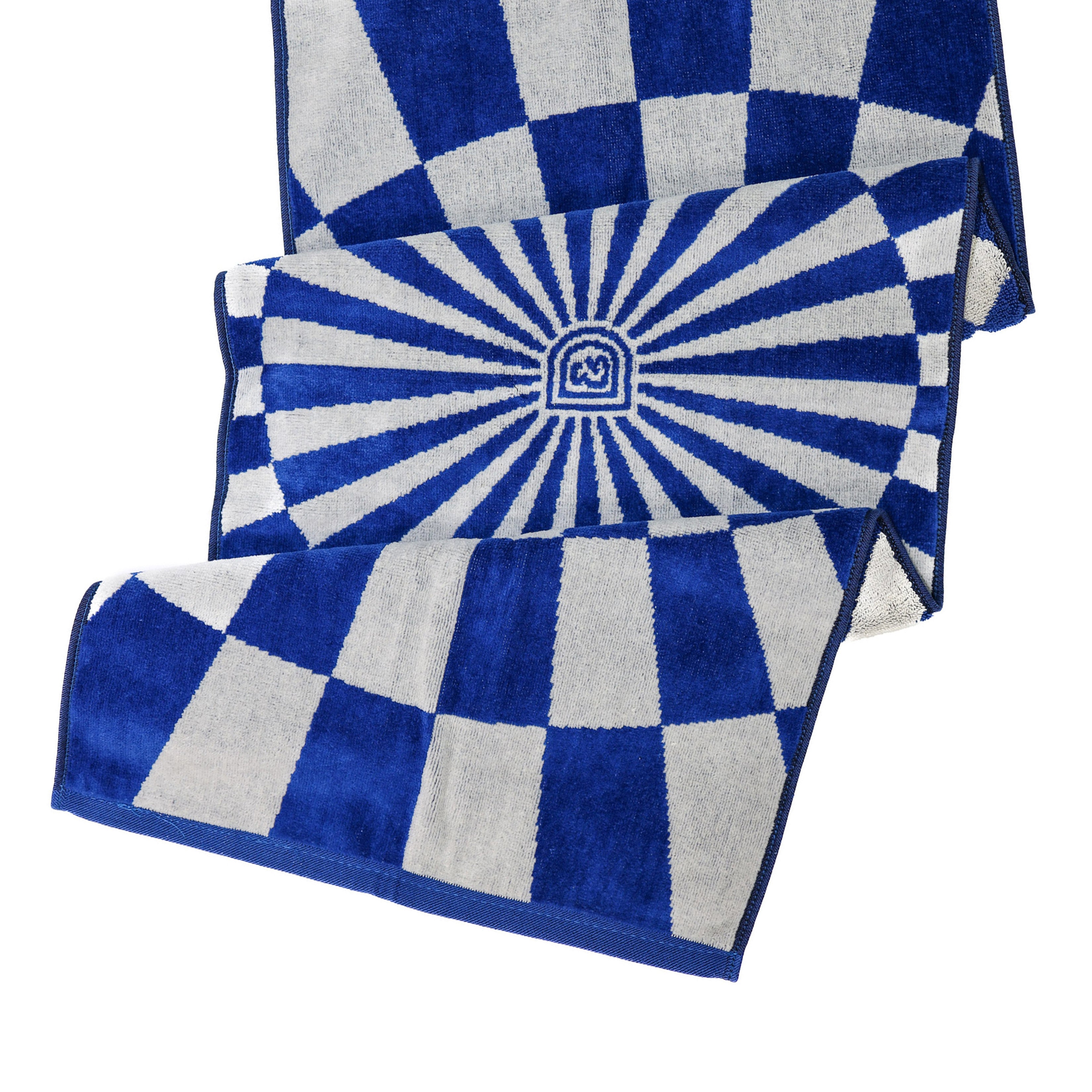 Kaleidoscope Caddie Towel - Blue