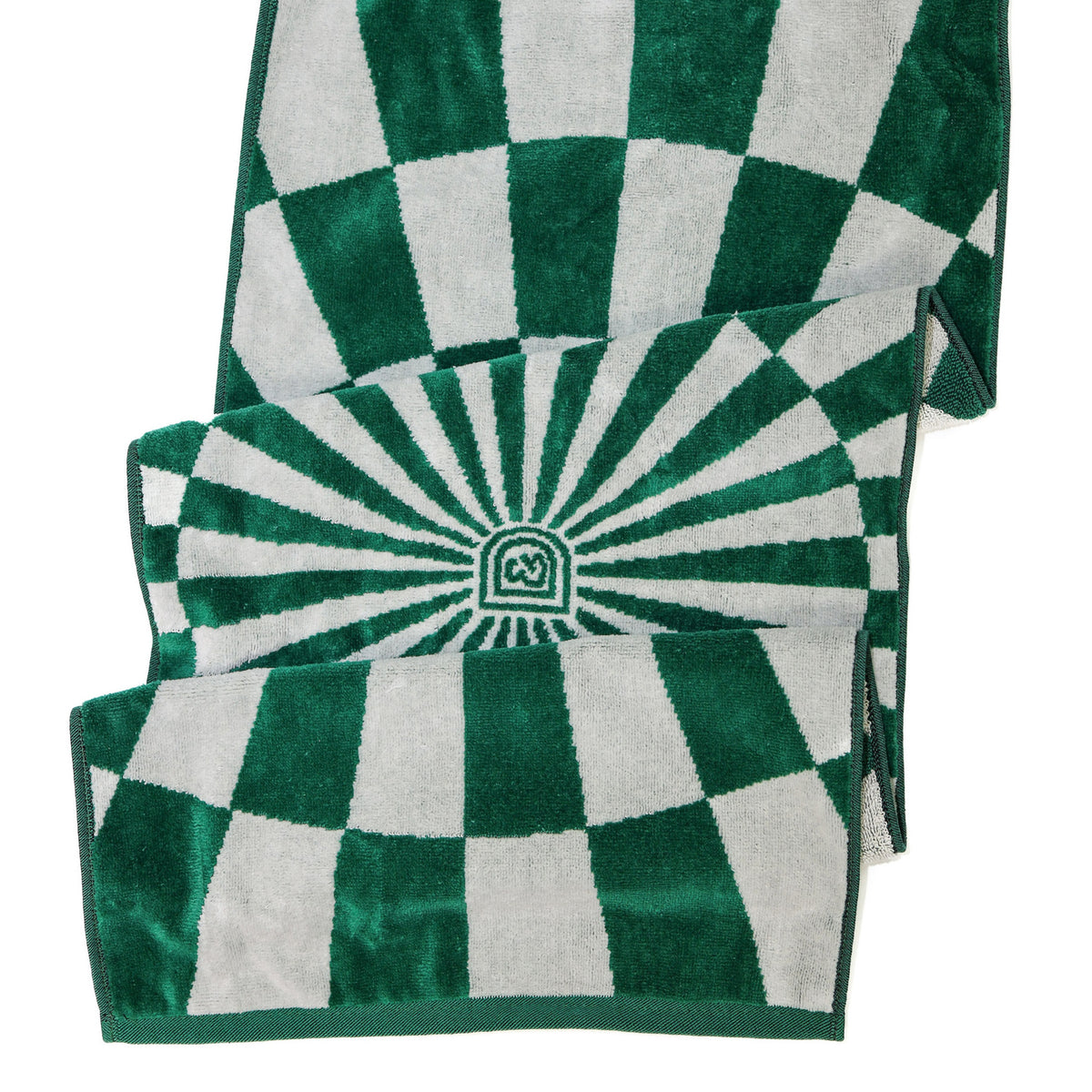 Kaleidoscope Caddie Towel - Green