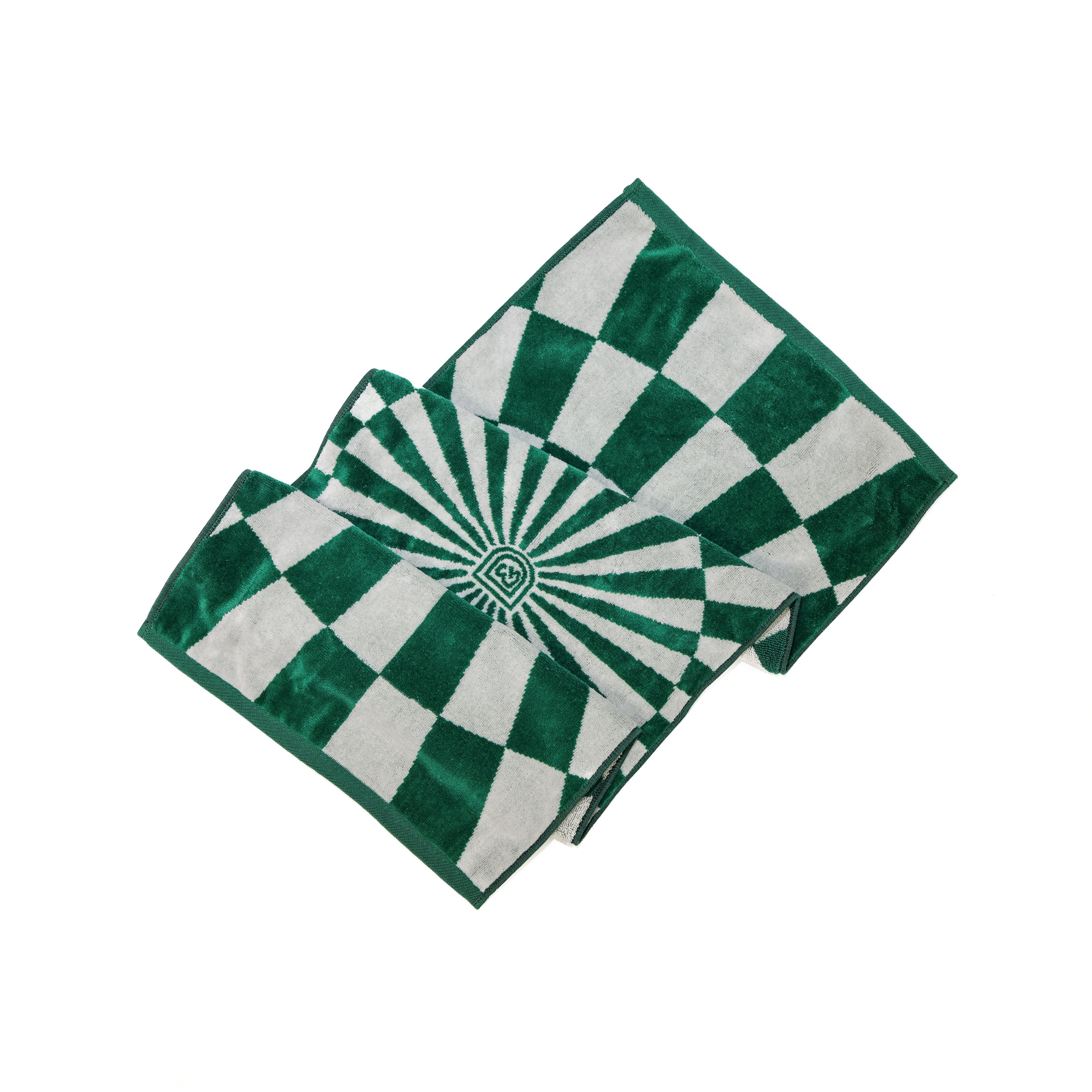 Kaleidoscope Caddie Towel - Green