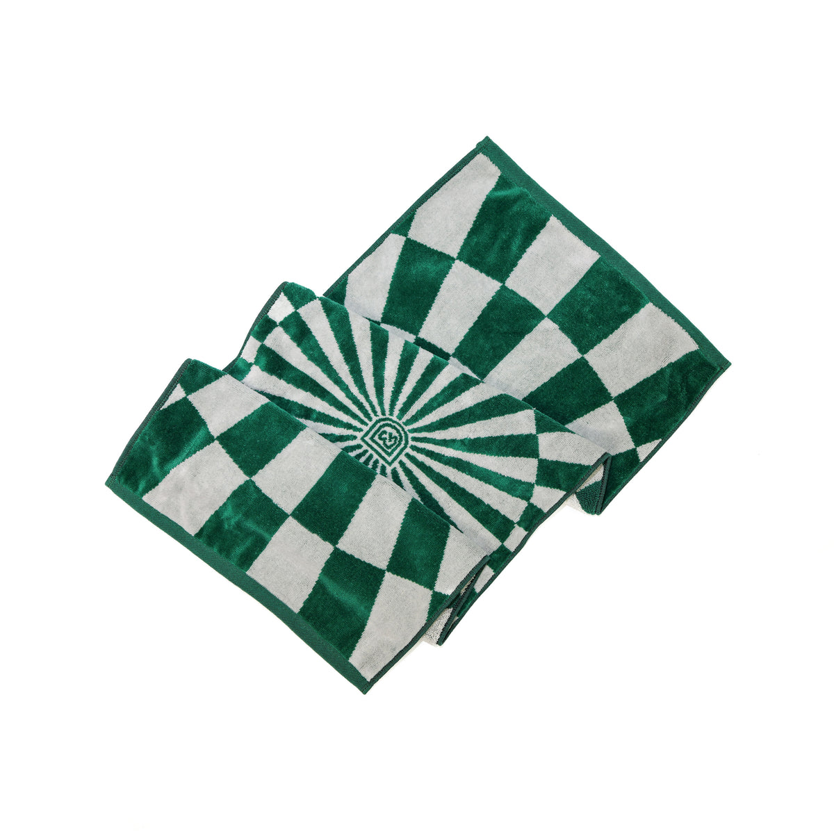 Kaleidoscope Caddie Towel - Green