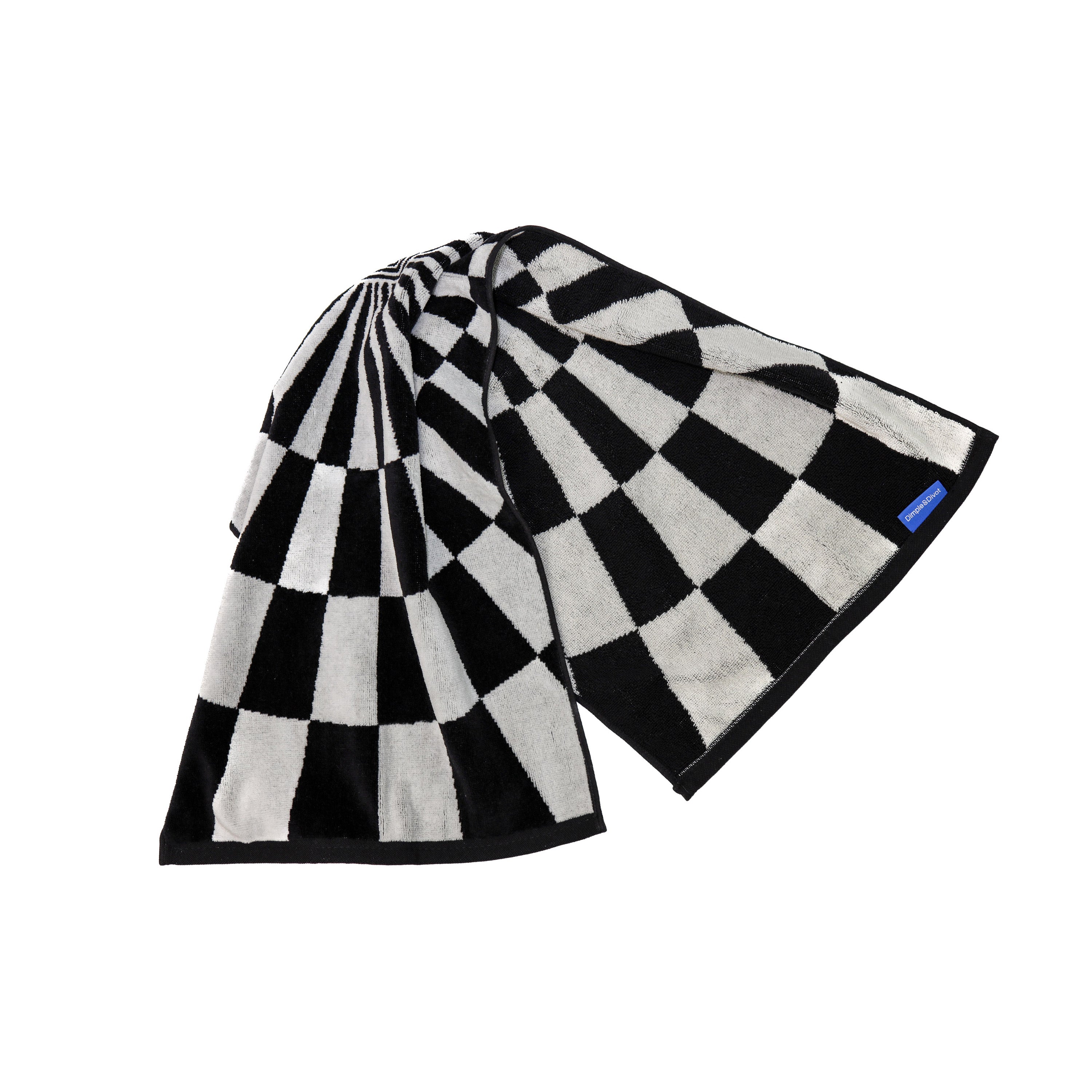 Kaleidoscope Caddie Towel - Black