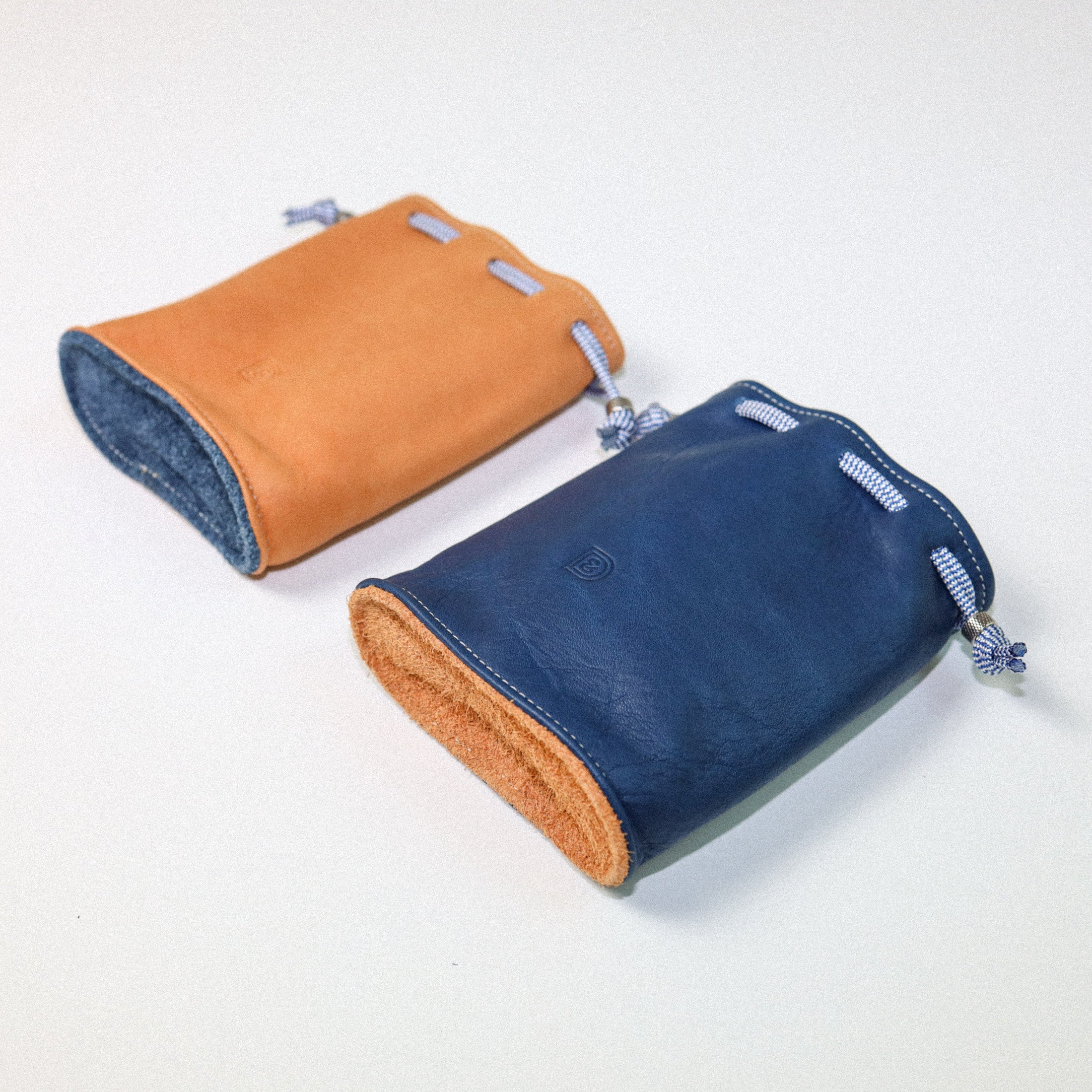 Leather Valuables Pouch - Tan