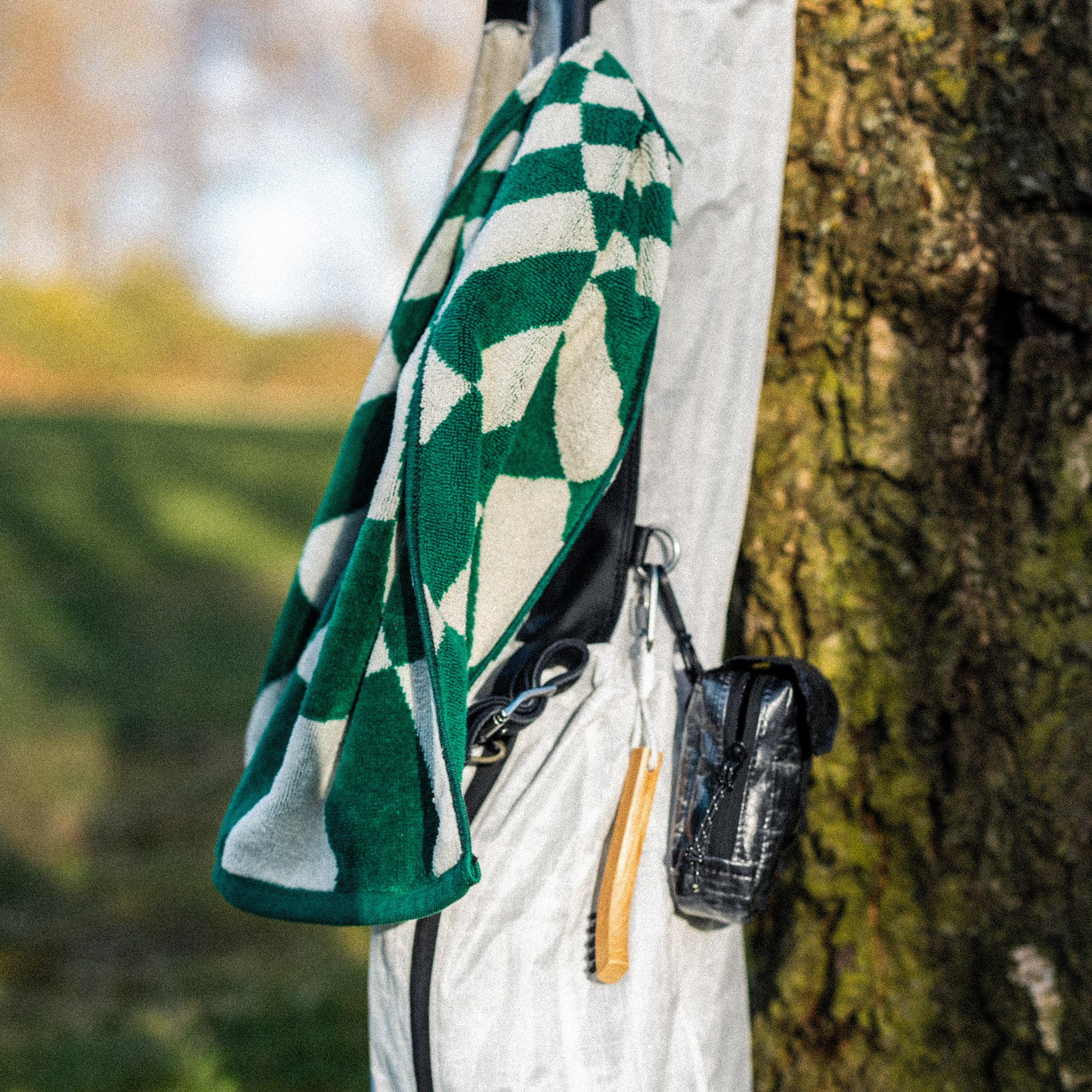 Kaleidoscope Caddie Towel - Green