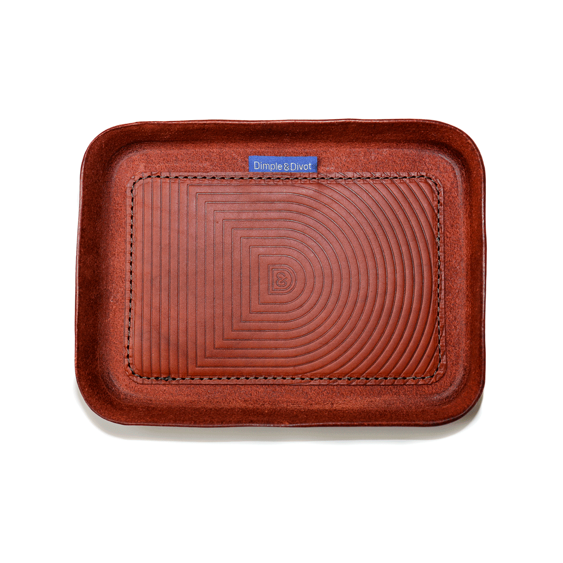 Infinity Leather Valet Tray