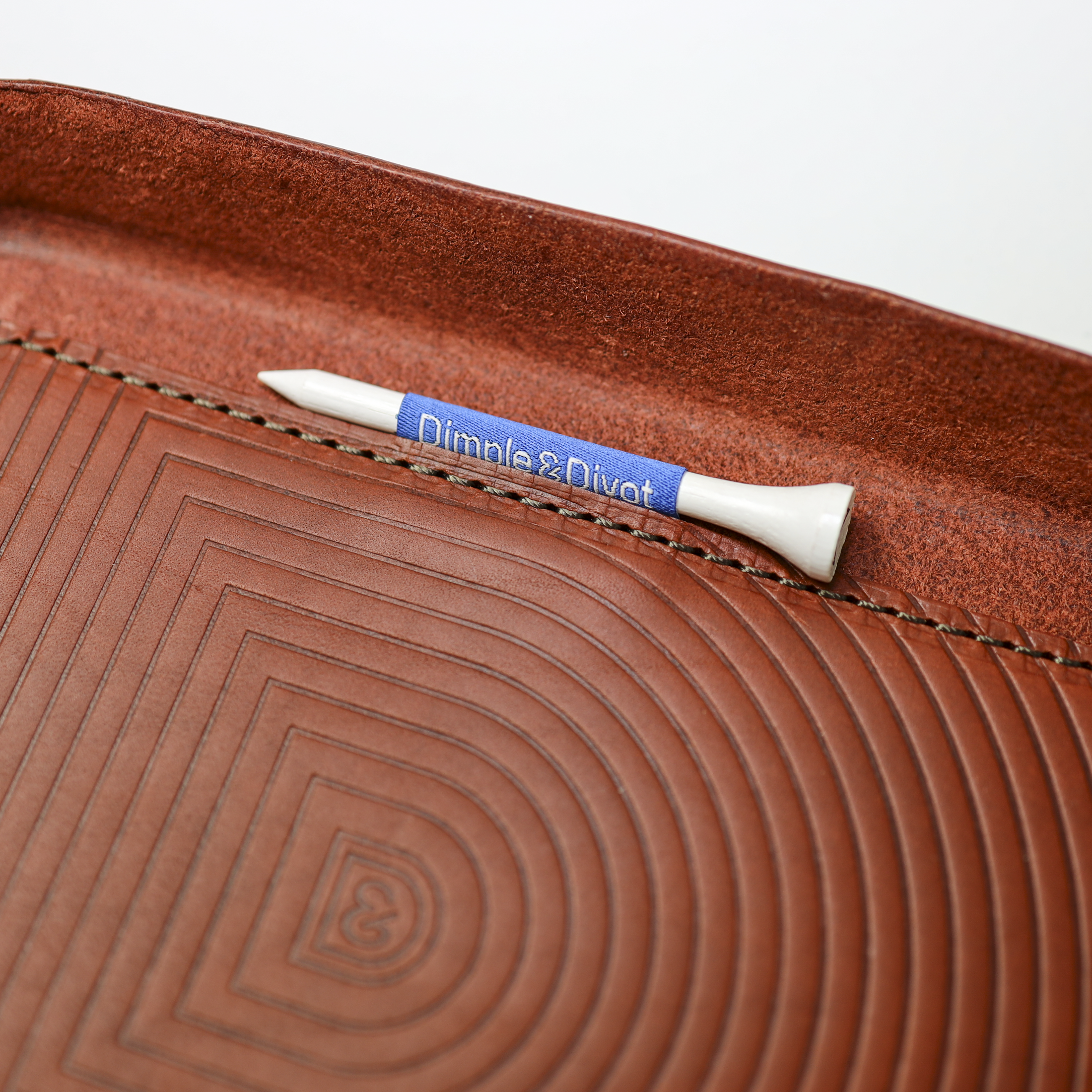Infinity Leather Valet Tray