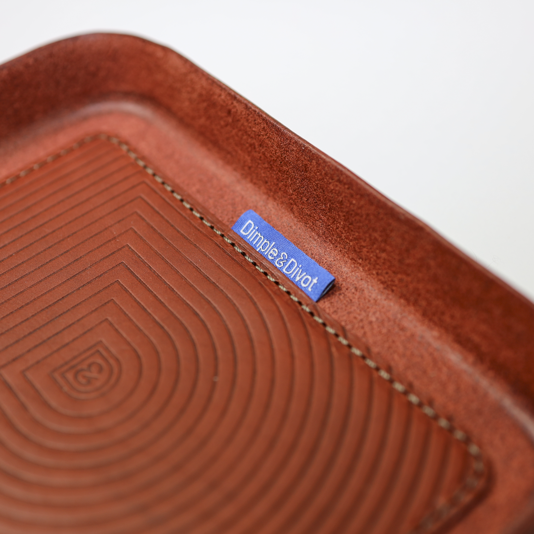 Infinity Leather Valet Tray