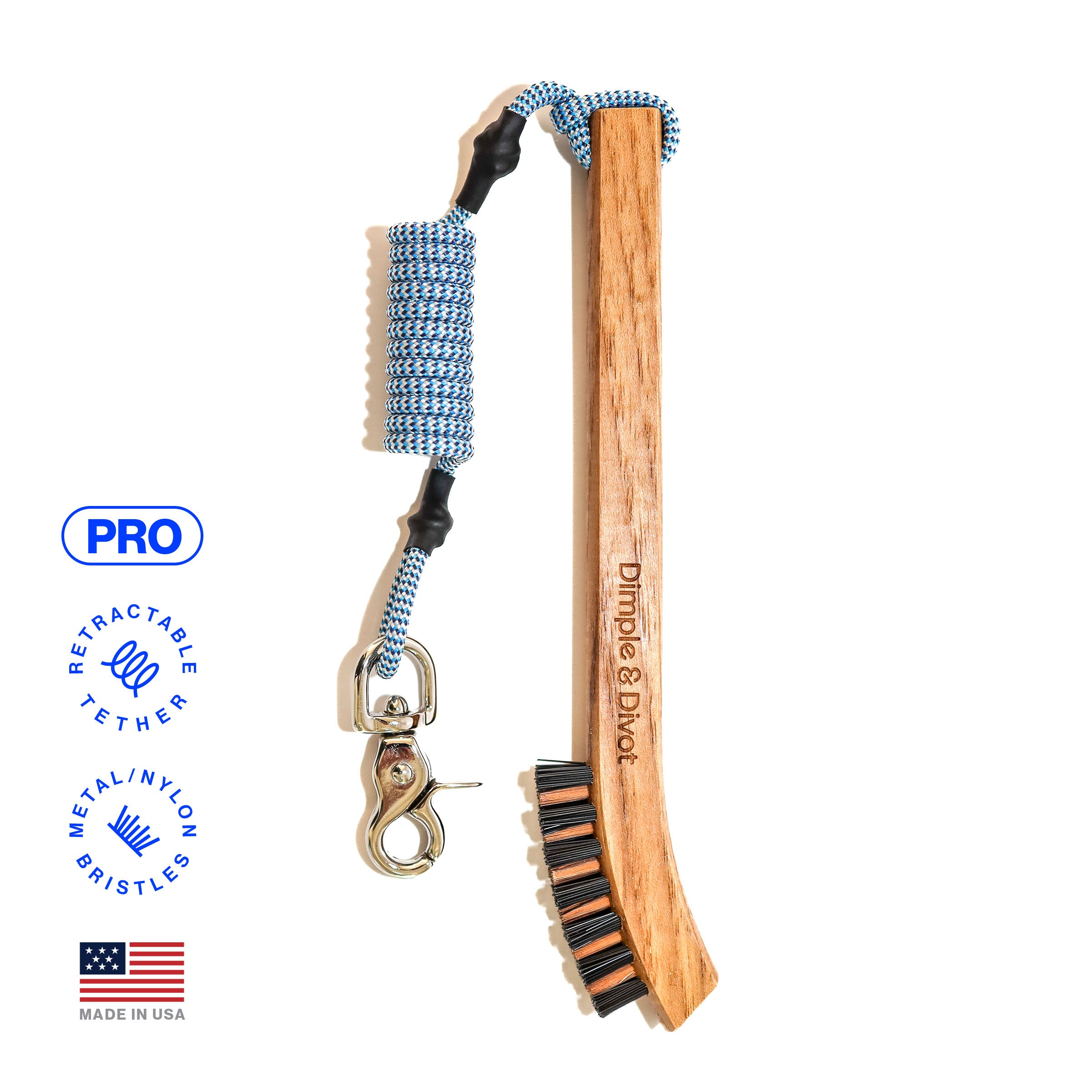 Hickory Golf Brush PRO Hybrid - Blue