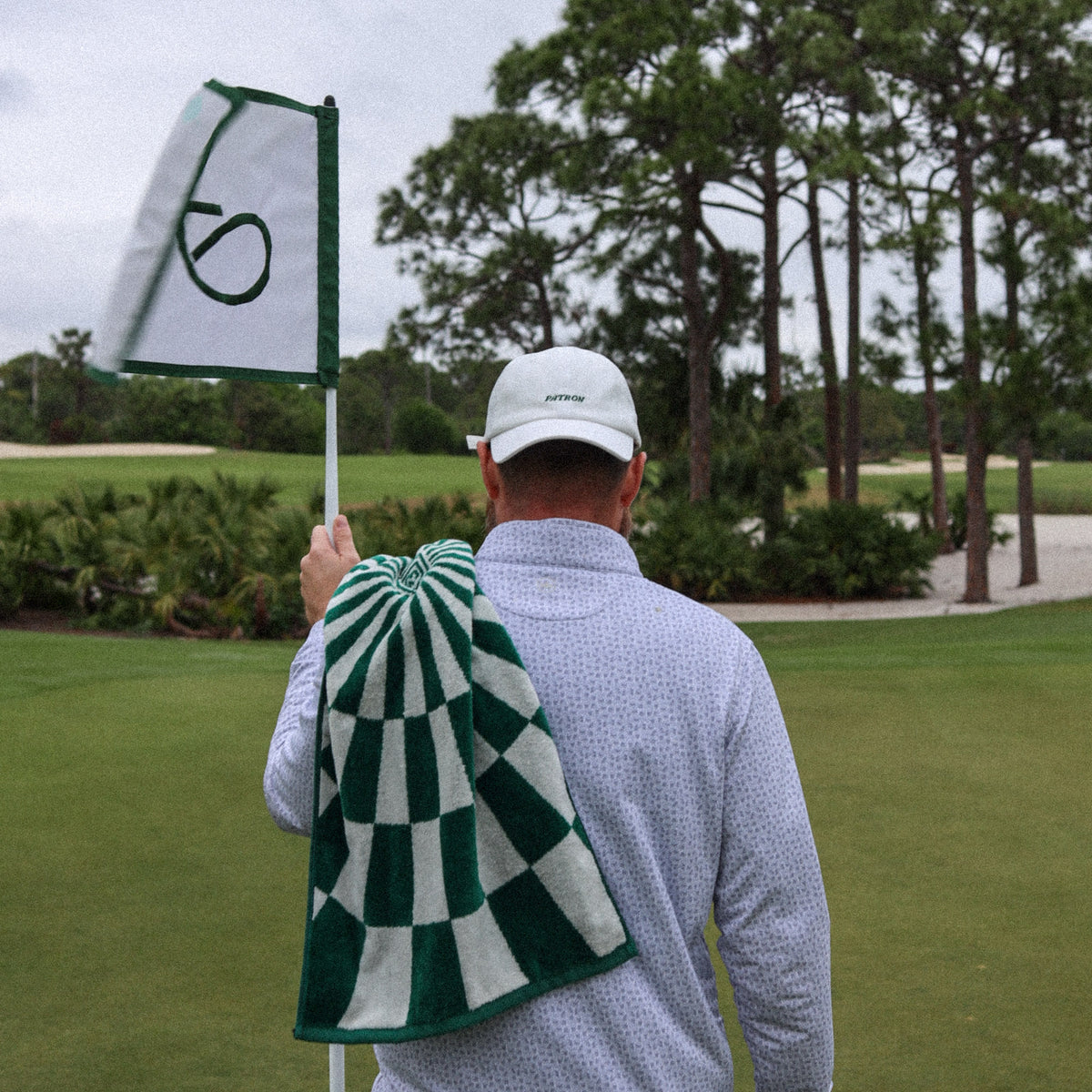Kaleidoscope Caddie Towel - Green
