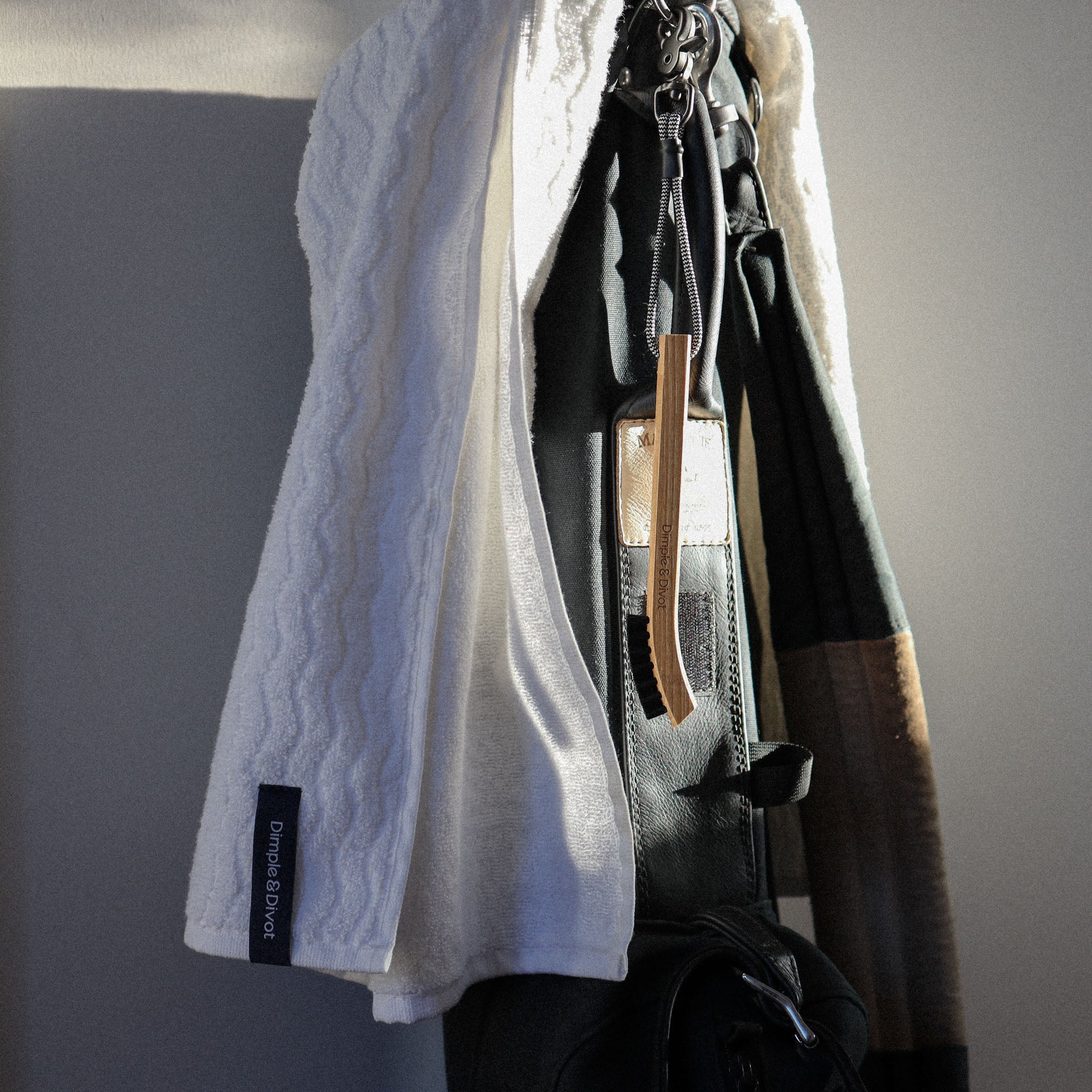 The Crisp White Caddie Towel