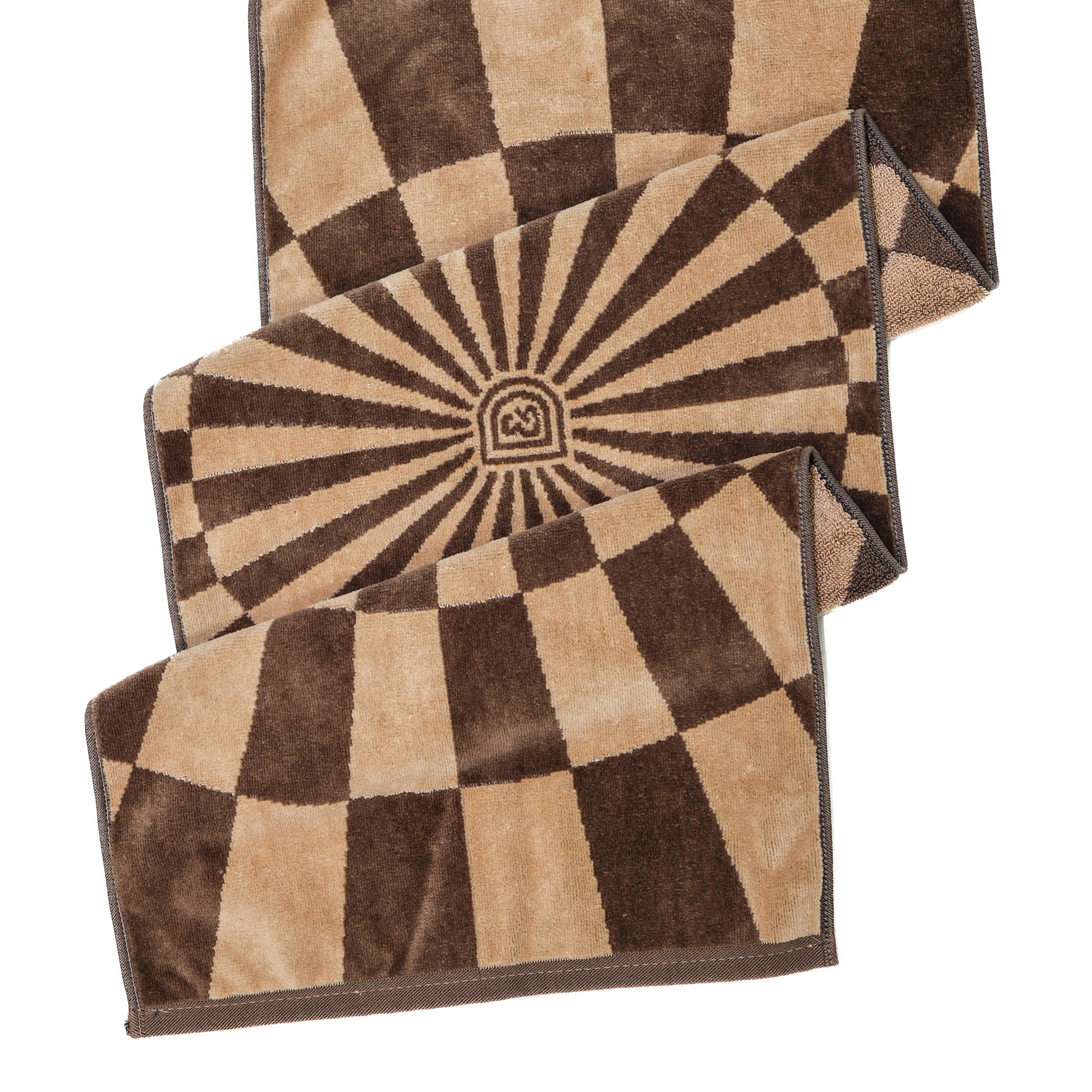 Kaleidoscope Caddie Towel - Brown