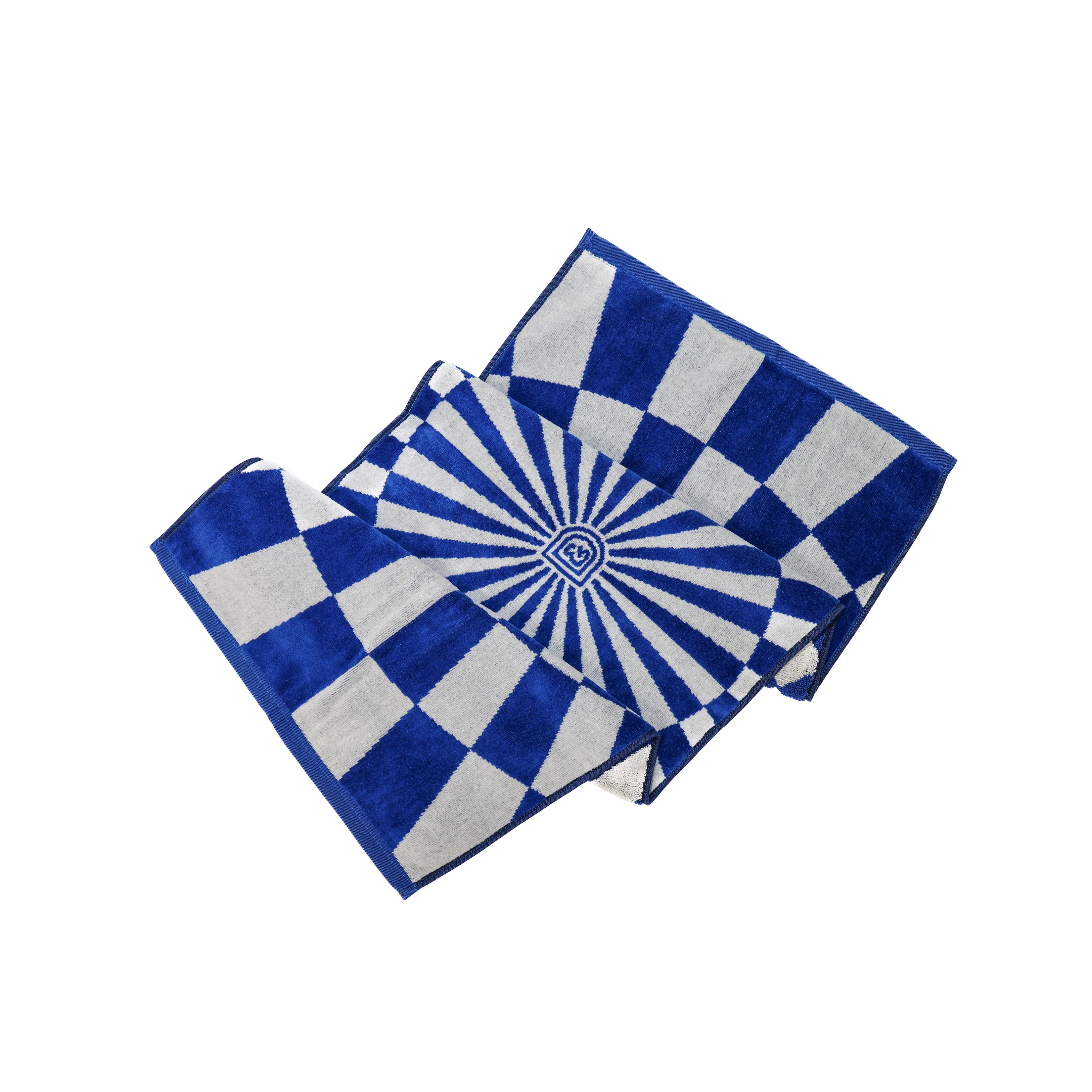 Kaleidoscope Caddie Towel - Blue