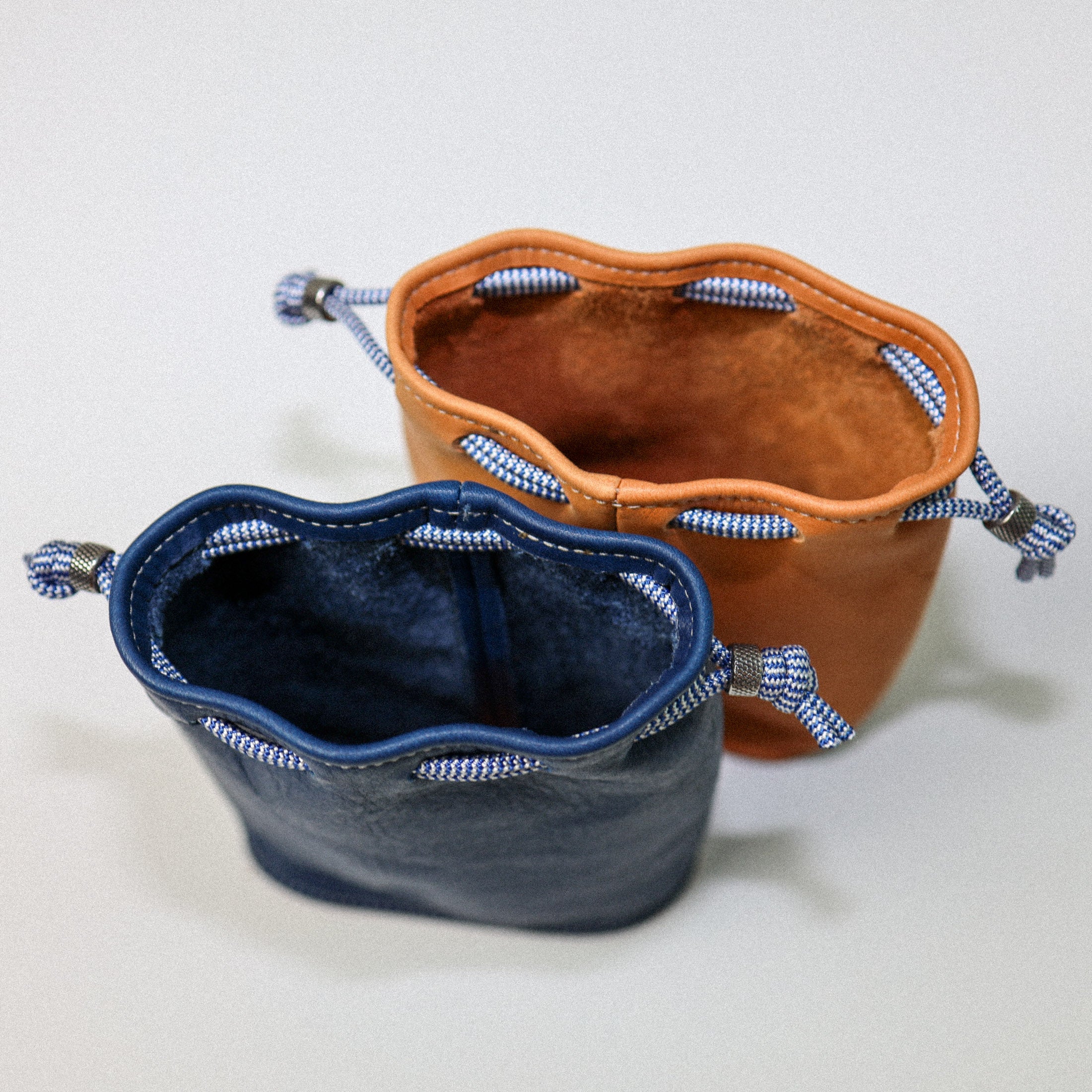Leather Valuables Pouch - Tan
