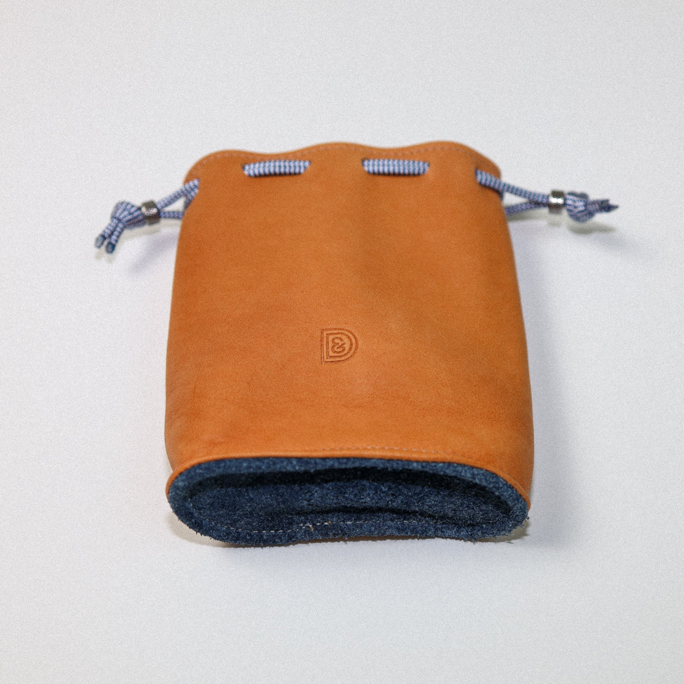 Leather Valuables Pouch - Tan