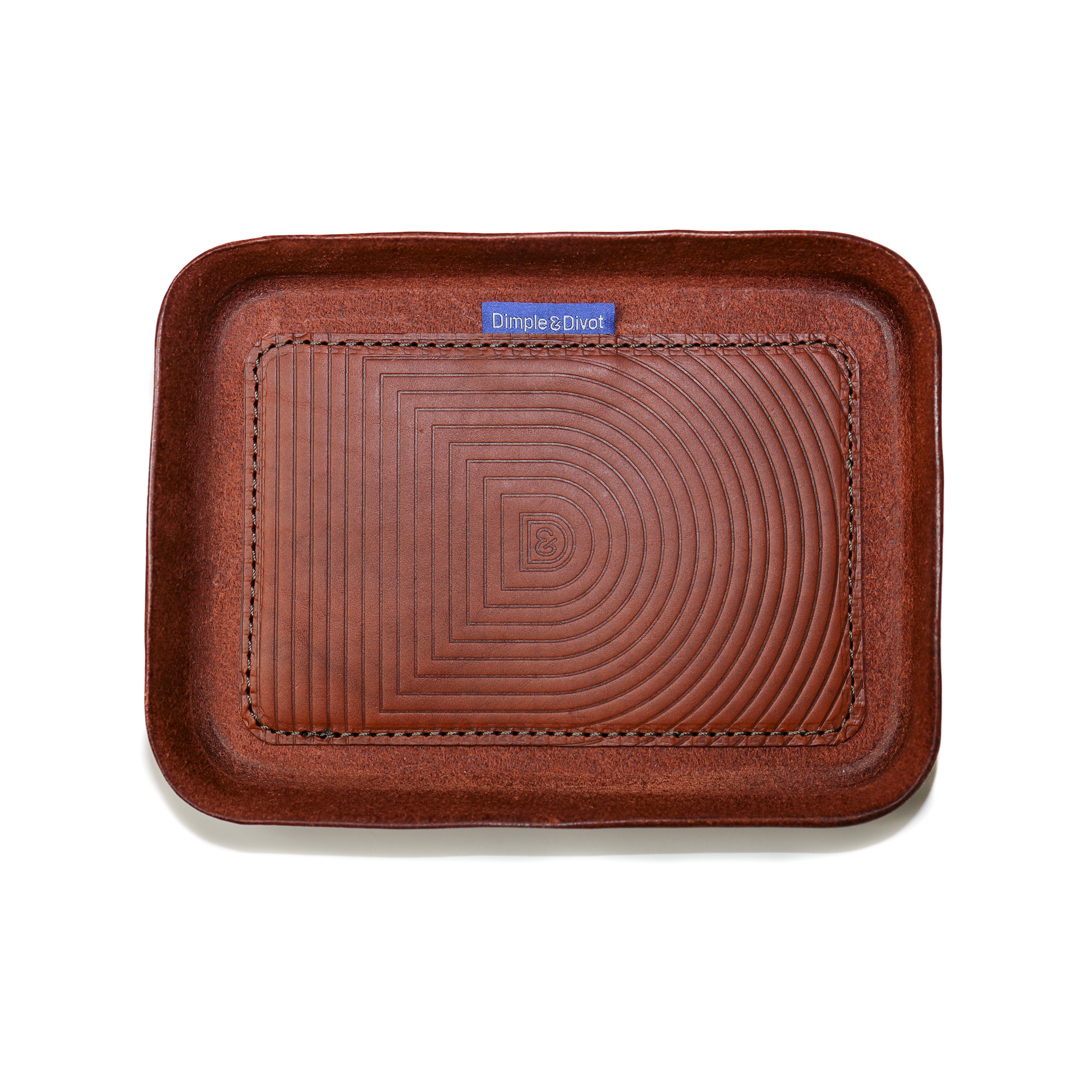 Infinity Leather Valet Tray
