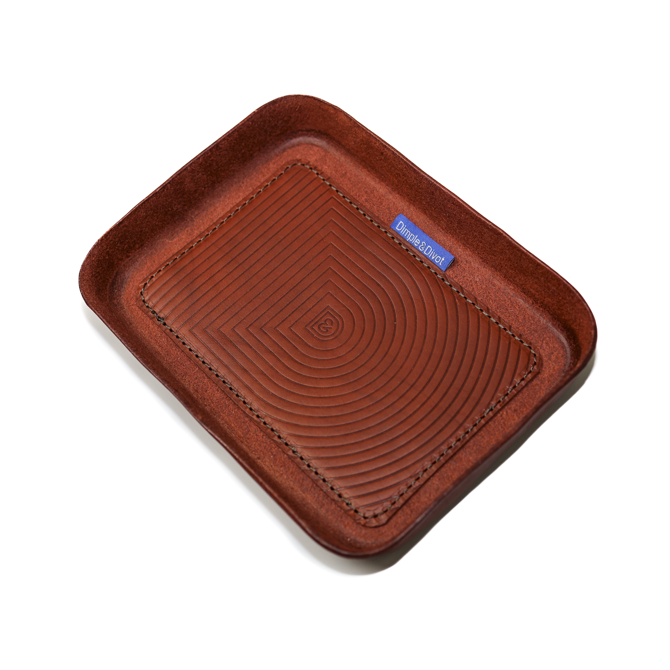 Infinity Leather Valet Tray