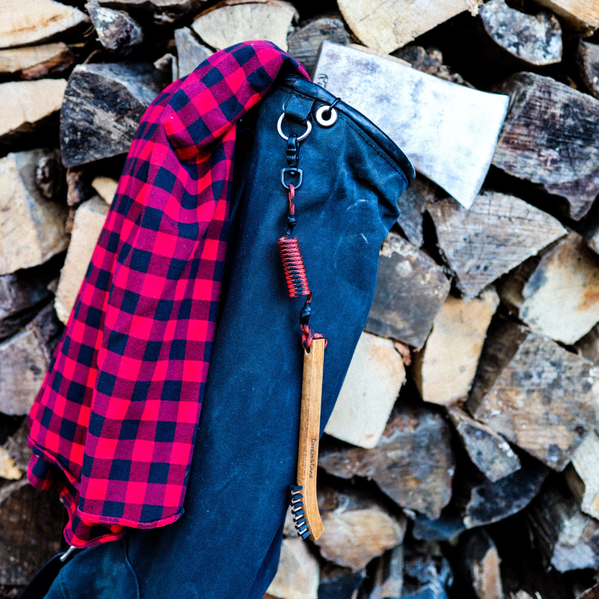 Hickory Golf Brush PRO Hybrid - Lumberjack