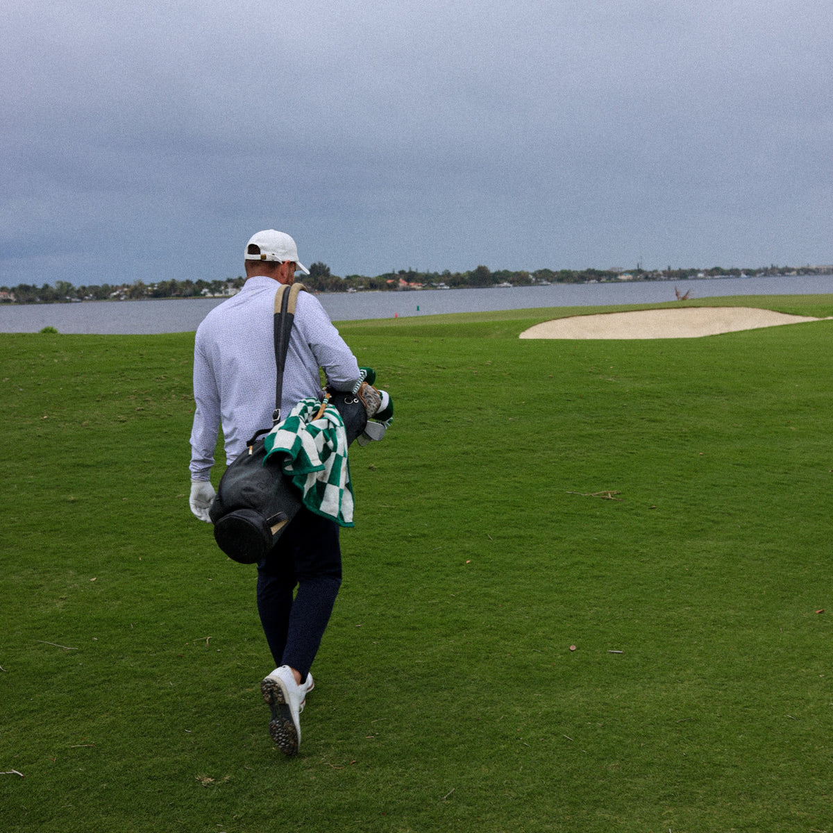 Kaleidoscope Caddie Towel - Green